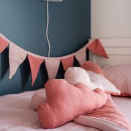Linen Cloud Pillow, Soft Plush Cushion, Kids Room Decor - thumbnail 4