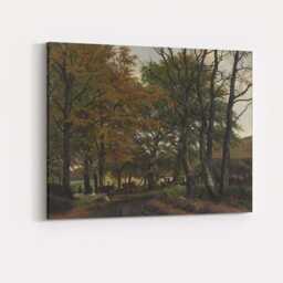 Rustic Woodland Farmyard Country Landscape Canvas Wall Art Print Decor Picture Ready To Hang - thumbnail 4