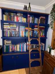The Chelmorton Library Bookcase Bespoke Custom Made To Order Finished in Your Chosen Colour
