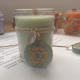 Heart Chakra Meditation Candle - thumbnail 3