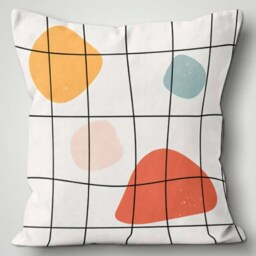 Abstract Geometric Pillow Cover/Abstract Art Print Cushion Cover/Modern Case/Farmhouse Style Boho Cushion/Minimalist Covers - thumbnail 4