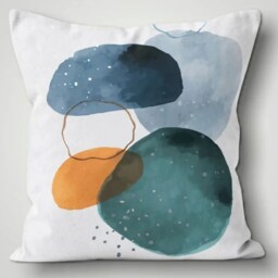 Abstract Geometric Pillow Cover/Abstract Art Print Cushion Cover/Modern Case/Farmhouse Style Boho Cushion/Minimalist Covers - thumbnail 3
