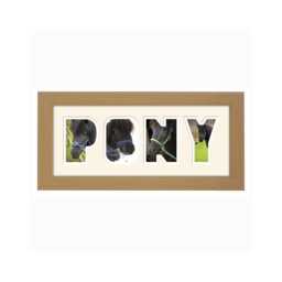 Pony Photo Frame Word Name Special Gift Pet - 50 By Photos in A Word - thumbnail 1