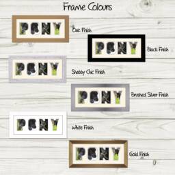 Pony Photo Frame Word Name Special Gift Pet - 50 By Photos in A Word - thumbnail 3