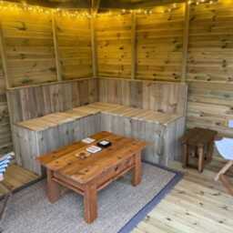 Corner Storage Bench L-Shaped Banquette Seating - thumbnail 3