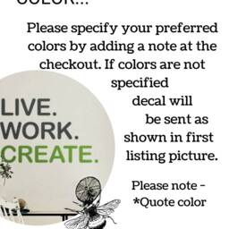 Quote Wall Art - Office Wall Decal Motivational Quote Q002 - thumbnail 2