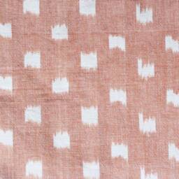Kufri Rex in Blush, Designer Pillow Cover, Geometric Dot Off White/Salmon Pink Cushion High End Pillow, Boho Tribal Decorative - thumbnail 2
