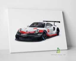 Porsche 911 Car Canvas Art Wall Print Picture Sports Cars Framed Decor -E472 - thumbnail 1