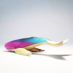 Duo Whale Sculpture - 20 - thumbnail 3