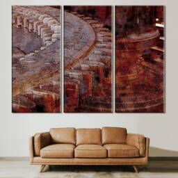 Industrial Gears Canvas Print Mechanism Wall Art - thumbnail 4