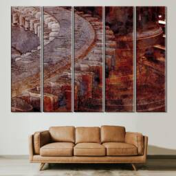 Industrial Gears Canvas Print Mechanism Wall Art - thumbnail 2