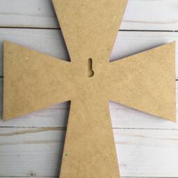 Wooden Wall Cross - Religious Hanging Decor Christian Gift From Baptism Wedding - thumbnail 3