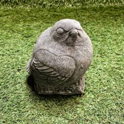 Concrete Plump Fat Robin Red Breast Bird Stone Ornament Sculpture Garden Lawn Frost Protected - thumbnail 2