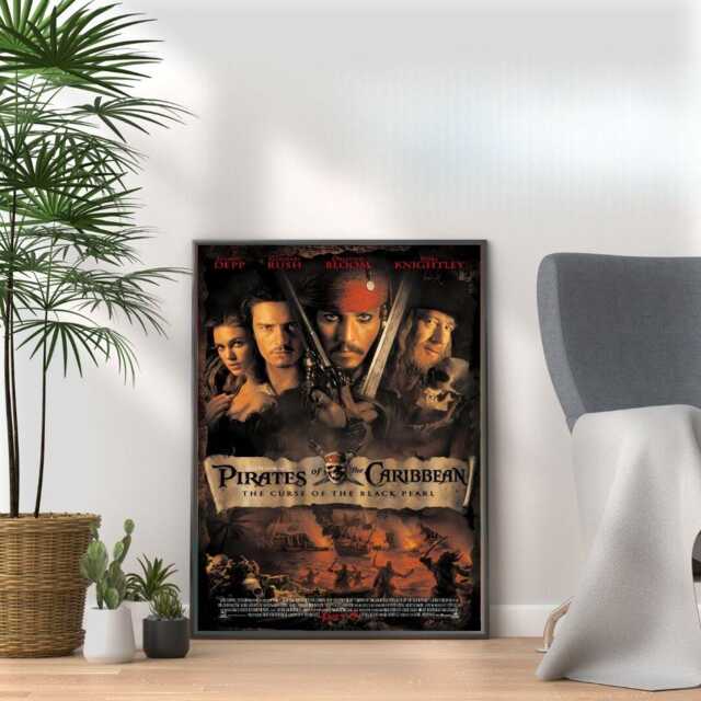 Pirates Of The Caribbean Movie Poster 2000S Film Wall Art - image 1