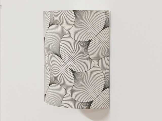 Geometric Black & White Wall Sconce - Designer Lighting Contemporary Decor Made in France Housewarming Gift Idea - image 1