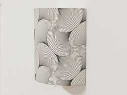 Geometric Black & White Wall Sconce - Designer Lighting Contemporary Decor Made in France Housewarming Gift Idea