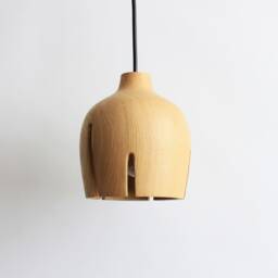 Custom Order Wood Pendant Light Scandinavian, Oak Chandelier For Bathroom, Reclaimed Unique Lamp - thumbnail 4
