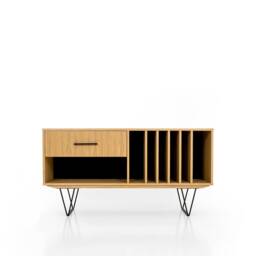 Mid-Century Sideboard, Dresser, Commode, Credenza Made Of Oak Vaneer - Livlo D-S12 - thumbnail 1