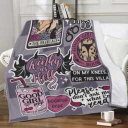 The Good Girl Smutty Romance Reader Soft Fluffy Cosy Reading Blanket 3 Sizes Available - thumbnail 2