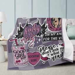 The Good Girl Smutty Romance Reader Soft Fluffy Cosy Reading Blanket 3 Sizes Available - thumbnail 3