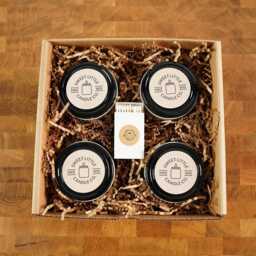 Four Candles Custom Gift Box, Wrapped With Card - thumbnail 2
