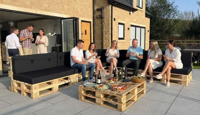 Pallet Bench Cushion Seating, Outdoor Pads, Garden Furniture, Furniture - image 1