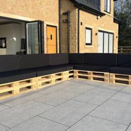 Pallet Bench Cushion Seating, Outdoor Pads, Garden Furniture, Furniture - thumbnail 2
