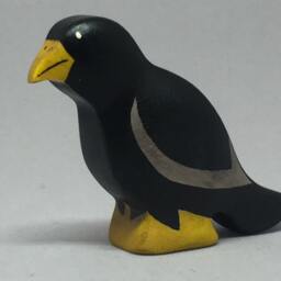 Toy Bird Raven Black Colourful Size 6, 0x5, 0x1, 7 cm - Bxhxs Approx. 13, 0 Gr - thumbnail 3
