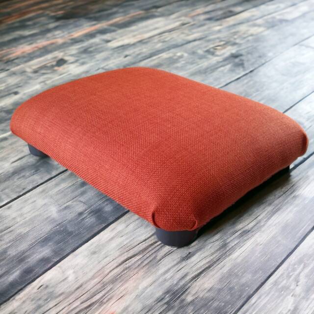 Handmade Low Footstool Office Ottoman, Bed Step - 4 Inch, Ud - image 1