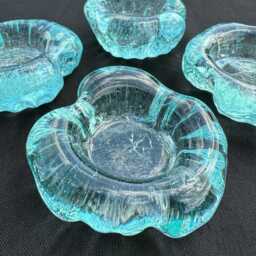 Molten Glass Tea Candle Holder - thumbnail 4