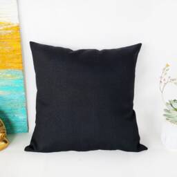 Color Block Pillow Cover Faux Leather, Linen, Modern Scandinavian - thumbnail 4