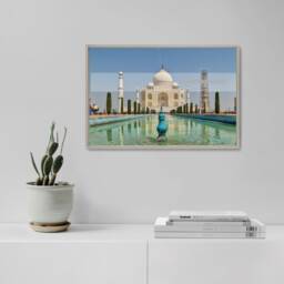 Taj Mahal, Mahal Wallpaper , India Photography, Nature Decor, Wall Art, Photo, Canvas, Hdr - thumbnail 2