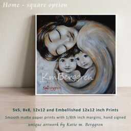 Mother Of Two Art Print, Meaningful Gift For Mom Twins - Home - thumbnail 2