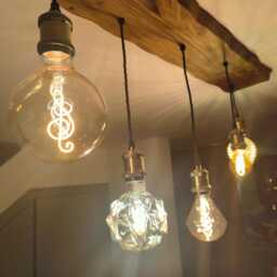 Live Edge 3/5/7 Pendant Wooden Plank Light - thumbnail 3
