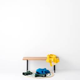 Modern Wooden Bench Made Of Oak Available in Different Sizes - thumbnail 1