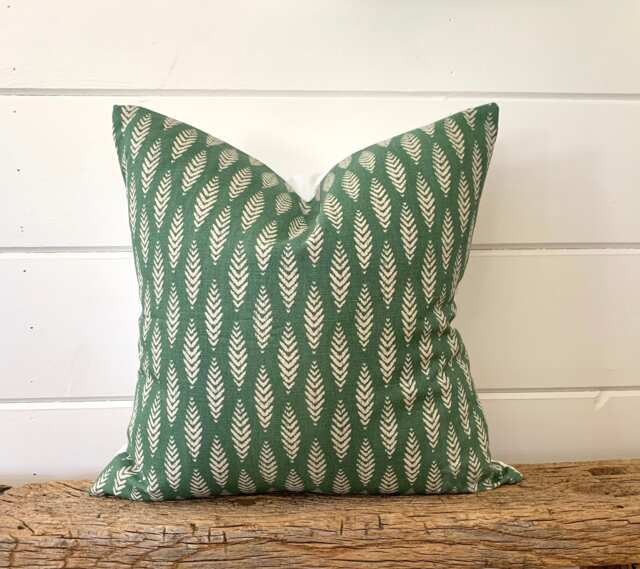 One Scott Living Pillow Cover, Dark Green Medallion Pillow, Decorative Throw Pillow, Hunters Accent - image 1