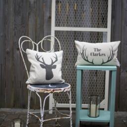 Deer Head Pillow Cover - thumbnail 2