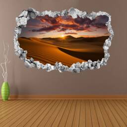 Desert Sunset Wall Decal Sticker Mural Poster Print Art Home Bedroom Office Decor Kr34 - thumbnail 2