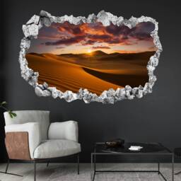 Desert Sunset Wall Decal Sticker Mural Poster Print Art Home Bedroom Office Decor Kr34 - thumbnail 3