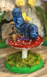 Made To Order Alice in Wonderland Mushroom Base & Caterpillar Shoes By Sutherland Blue Sold Seperate - thumbnail 4