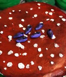 Made To Order Alice in Wonderland Mushroom Base & Caterpillar Shoes By Sutherland Blue Sold Seperate - thumbnail 2