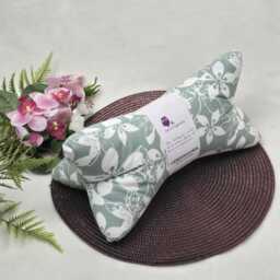 Reading Bone Hibiscus - Neck Pillow Neck Roll Cushion Bookend Decoration Washable - thumbnail 1
