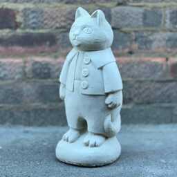 Elegant Cat Decor Concrete Kitten Figurine Stone Home Kitty Sculpture Cement Pet Decoration Outdoor Memorial Ornament Cat Lover Gift - thumbnail 3