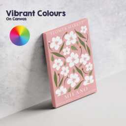 Milano Cherry Blossom Flower Market Pink Botanical Poster Canvas Wall Art Print Decor Picture Ready To Hang - thumbnail 4