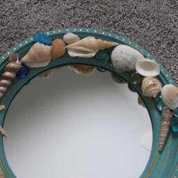 Round Seashell Mirror - thumbnail 3