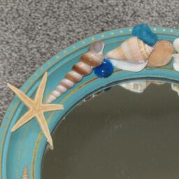 Round Seashell Mirror - thumbnail 2