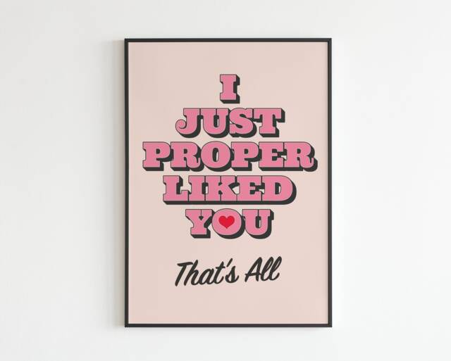 The Courteeners - Sunflower I Just Proper Liked You, That's All Lyrics Music A3 A4 A5 Wall Art Poster Print Gig - image 1