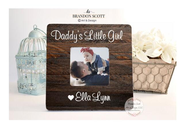 Fathers Day Gift For Father Dad Daddy From Daughter Picture Frame - image 1