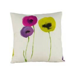 Sanderson - Poppies Watercolour Blackberry/Lime Stunning Designer Cushion Cover Home D??cor Throw Pillow - thumbnail 2