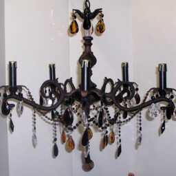 Custom Handmade 5 Light Chandelier, Made To Order, Choice Of Finish Available - thumbnail 4